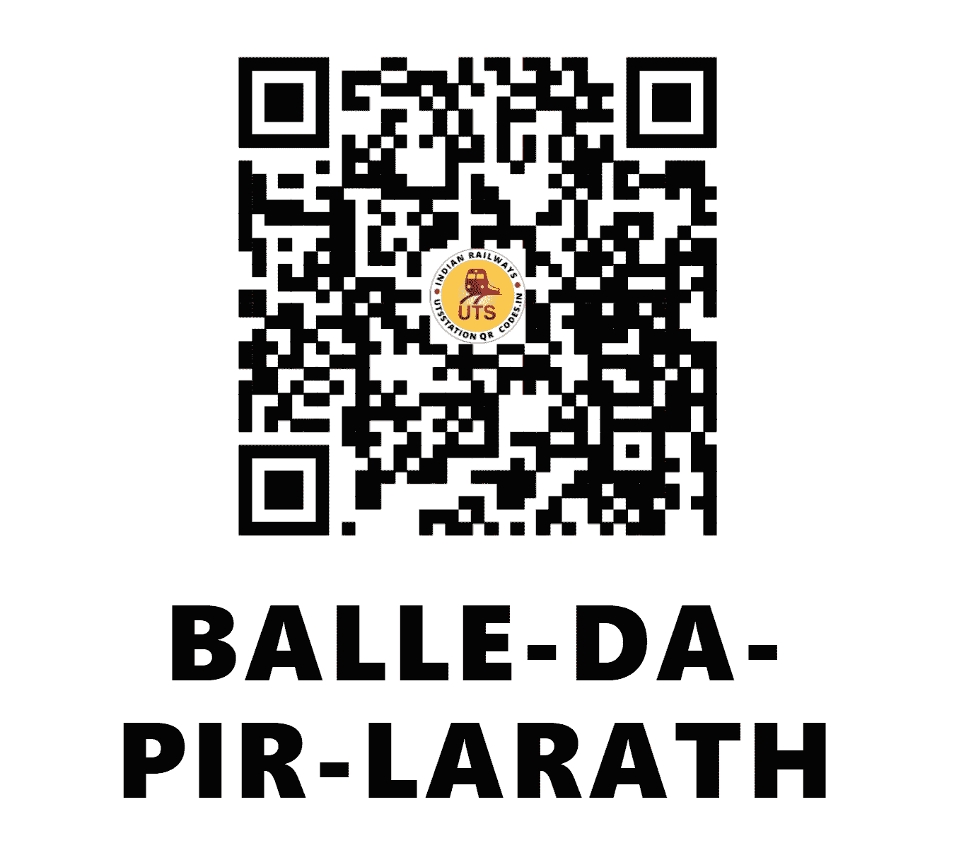 UTS QR Code for BALLE-DA-PIR-LARATH - BLDL (NR - HIMACHAL PRADESH)